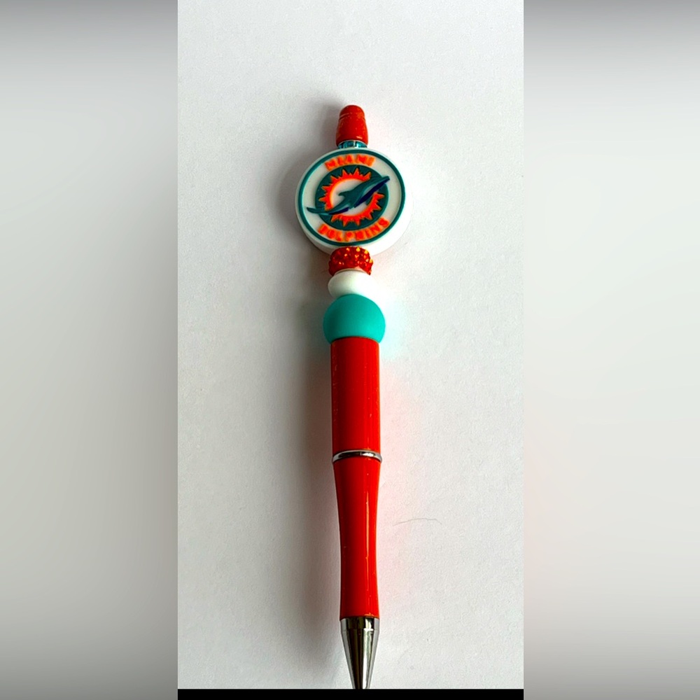 Miami Dolphins Bling Handmade Writing Pen